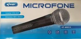 - Microfone - preta - Central - unidade    Cod. MICROFONE KP-M0014